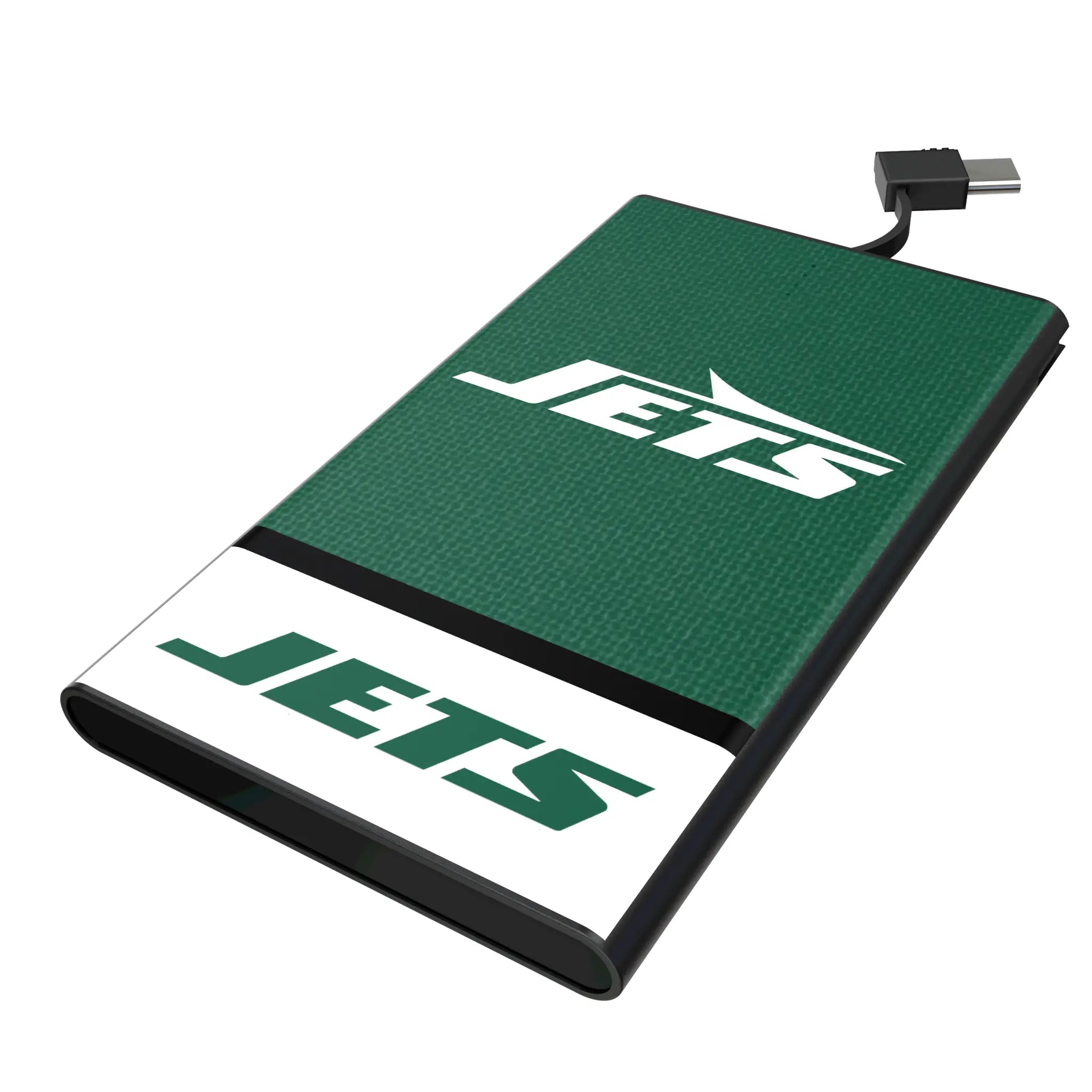 New York Jets Endzone Solid 5000mAh Flat Powerbank