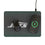 New York Jets Linen 15-Watt Wireless Charger and Mouse Pad
