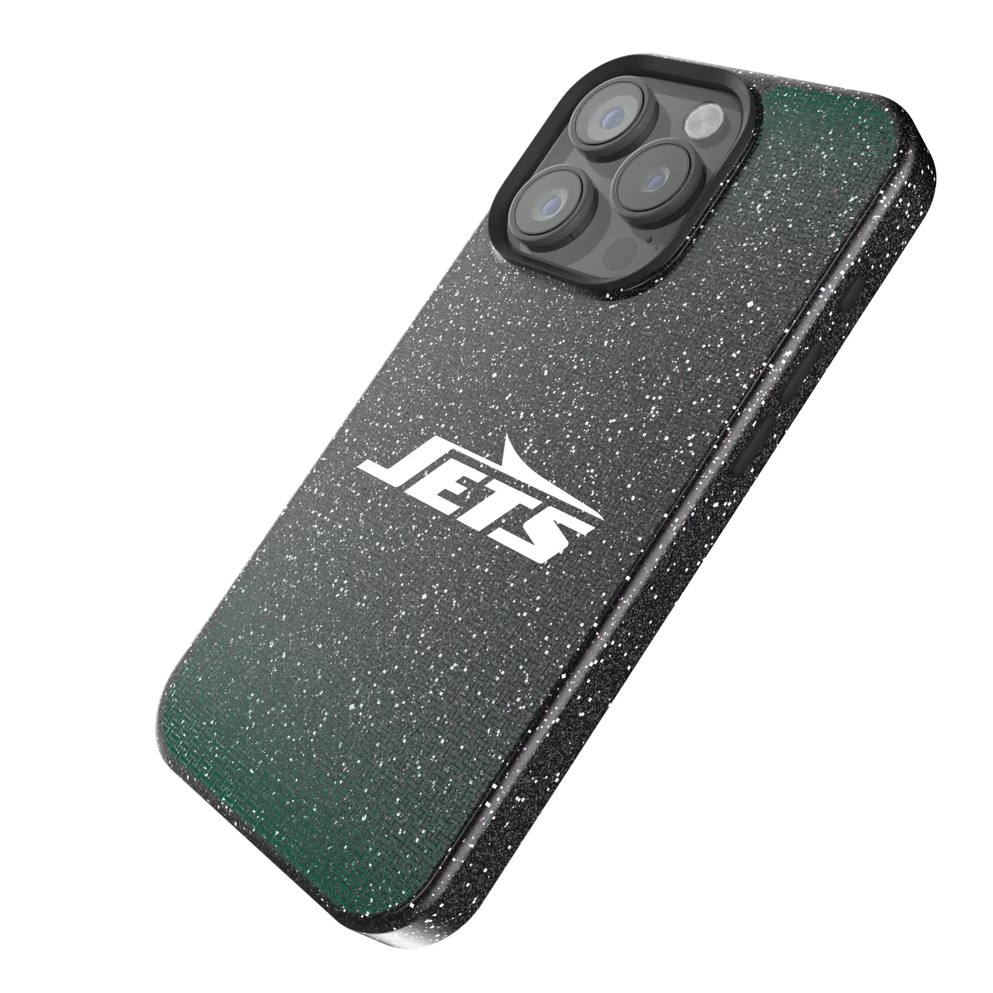 New York Jets Linen Bling Phone Case for Apple iPhone