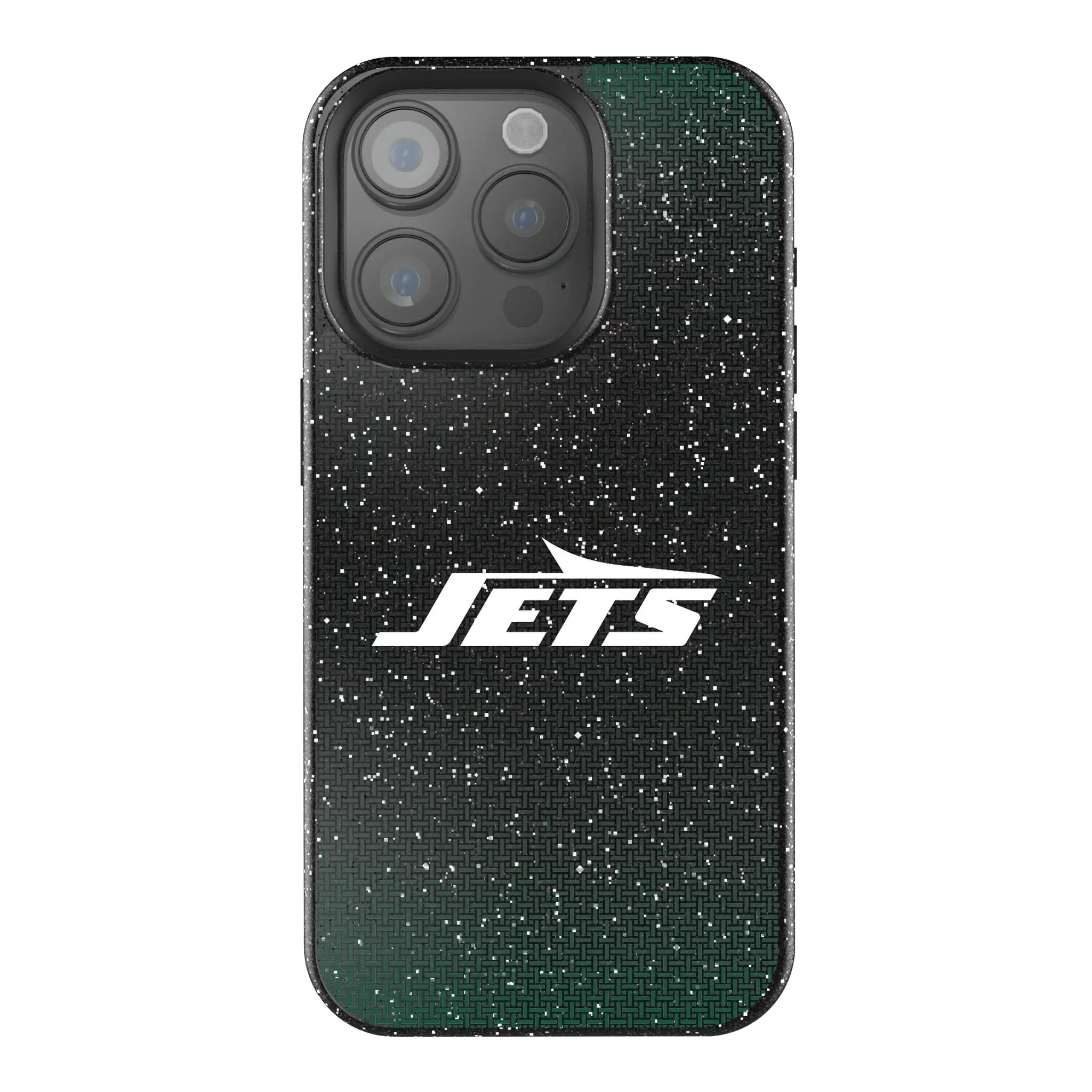 New York Jets Linen Bling Phone Case for Apple iPhone