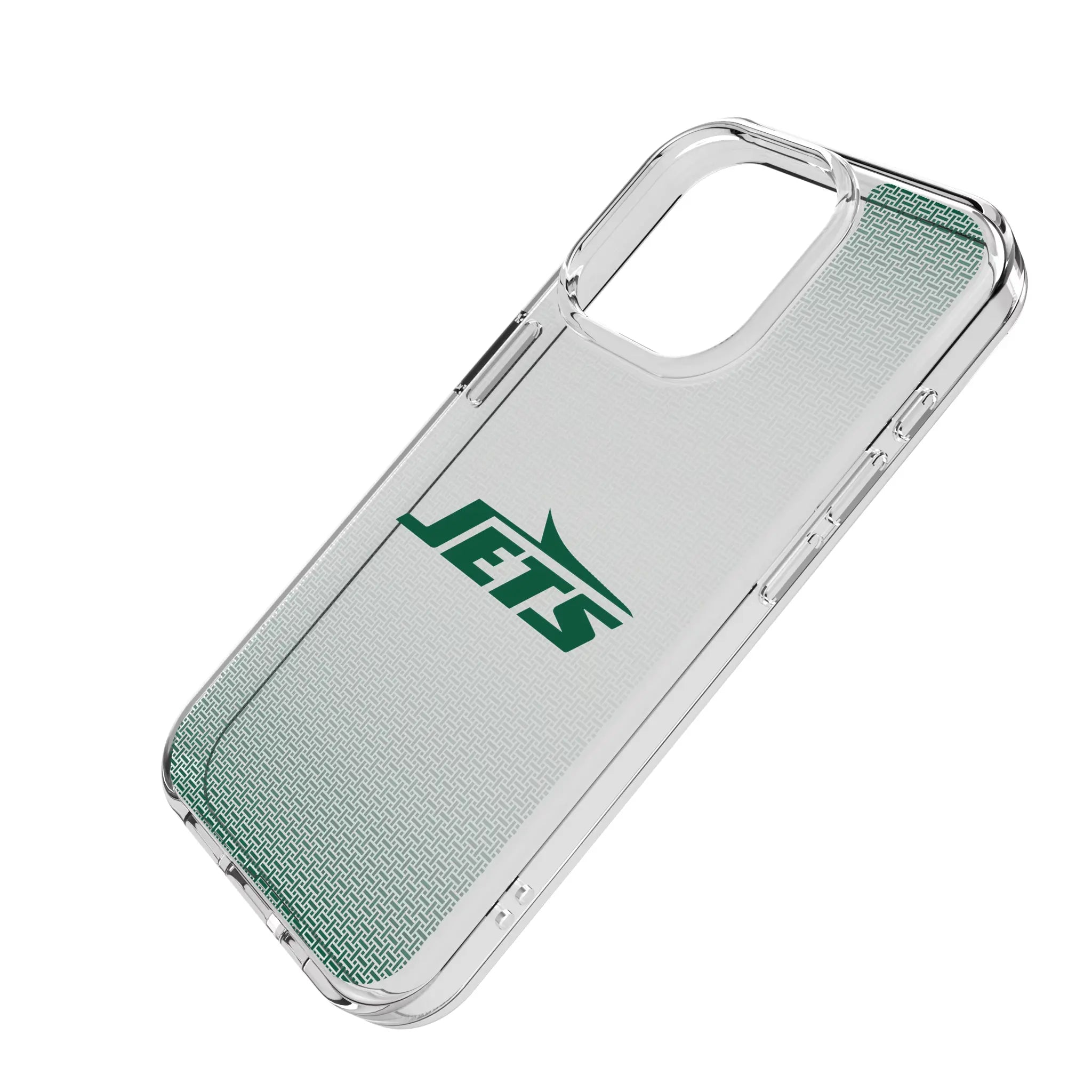 New York Jets Linen Clear Phone Case for Apple iPhone