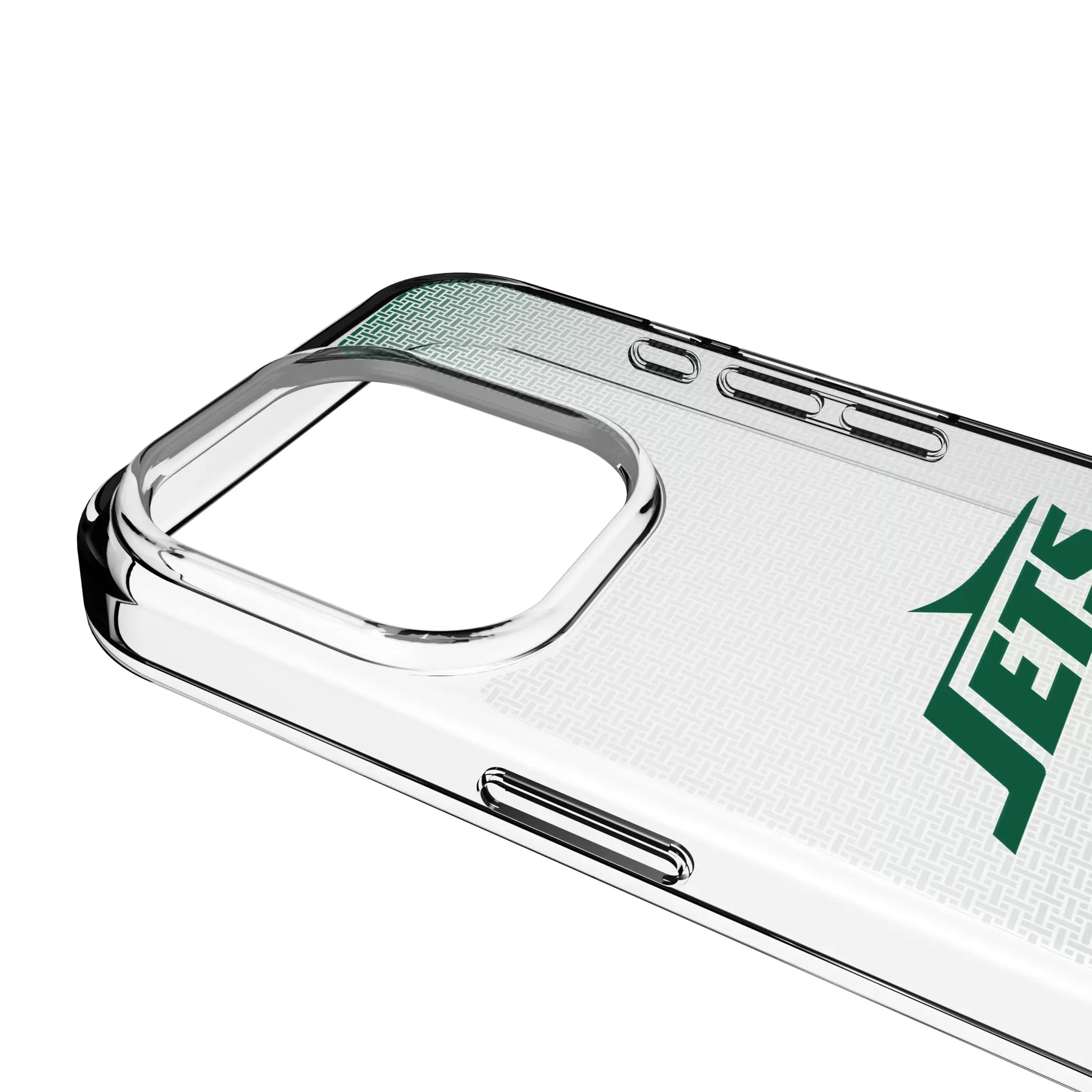 New York Jets Linen Clear Phone Case for Apple iPhone