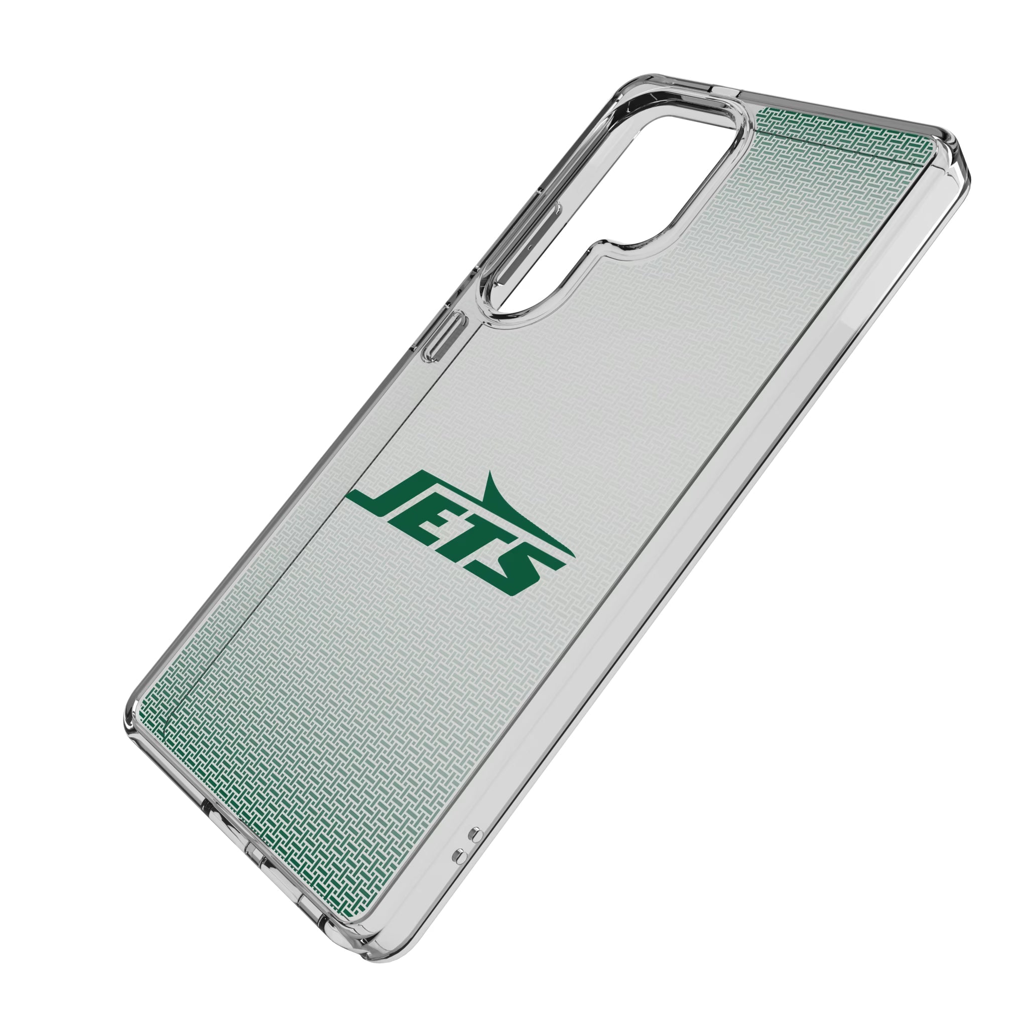 New York Jets Linen Clear Phone Case for Samsung Galaxy - Sports Gifts, Sports Memorabilia, Sports Collectibles, Fan Shop