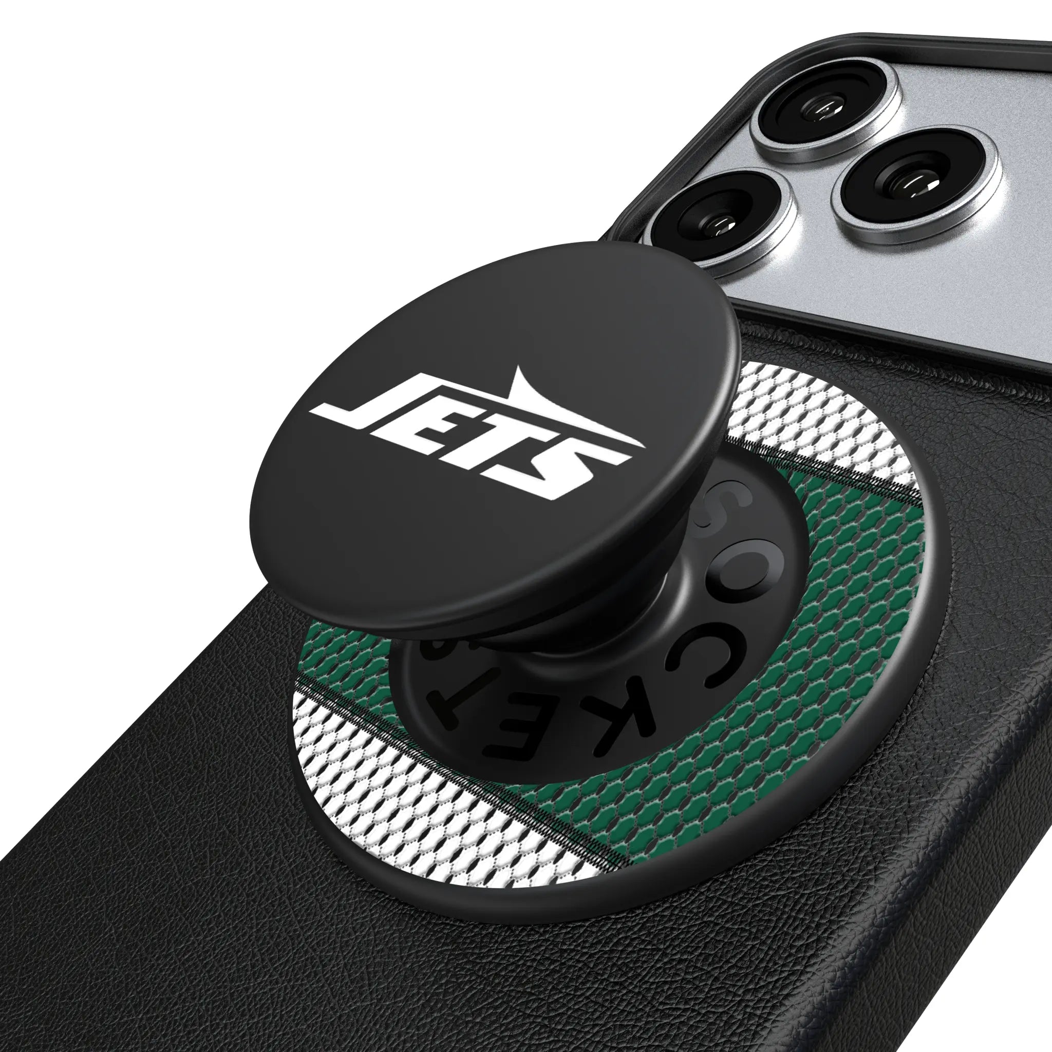 New York Jets Mesh PopSockets Magnetic Phone Grip and Stand