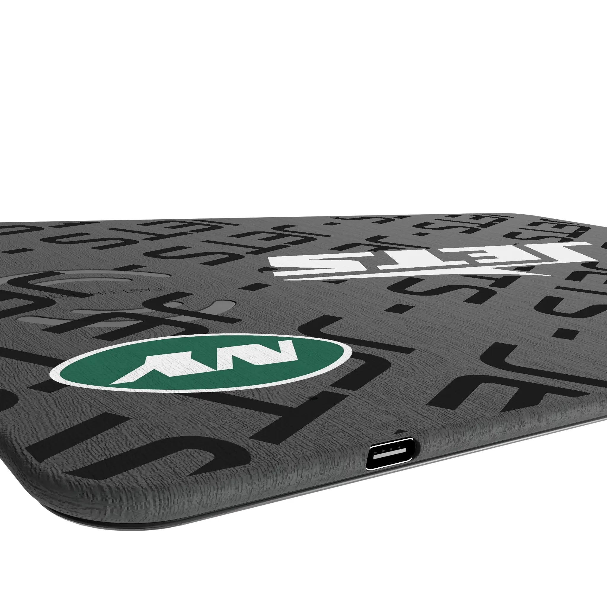 New York Jets Monocolor Tilt 15-Watt Wireless Charger and Mouse Pad