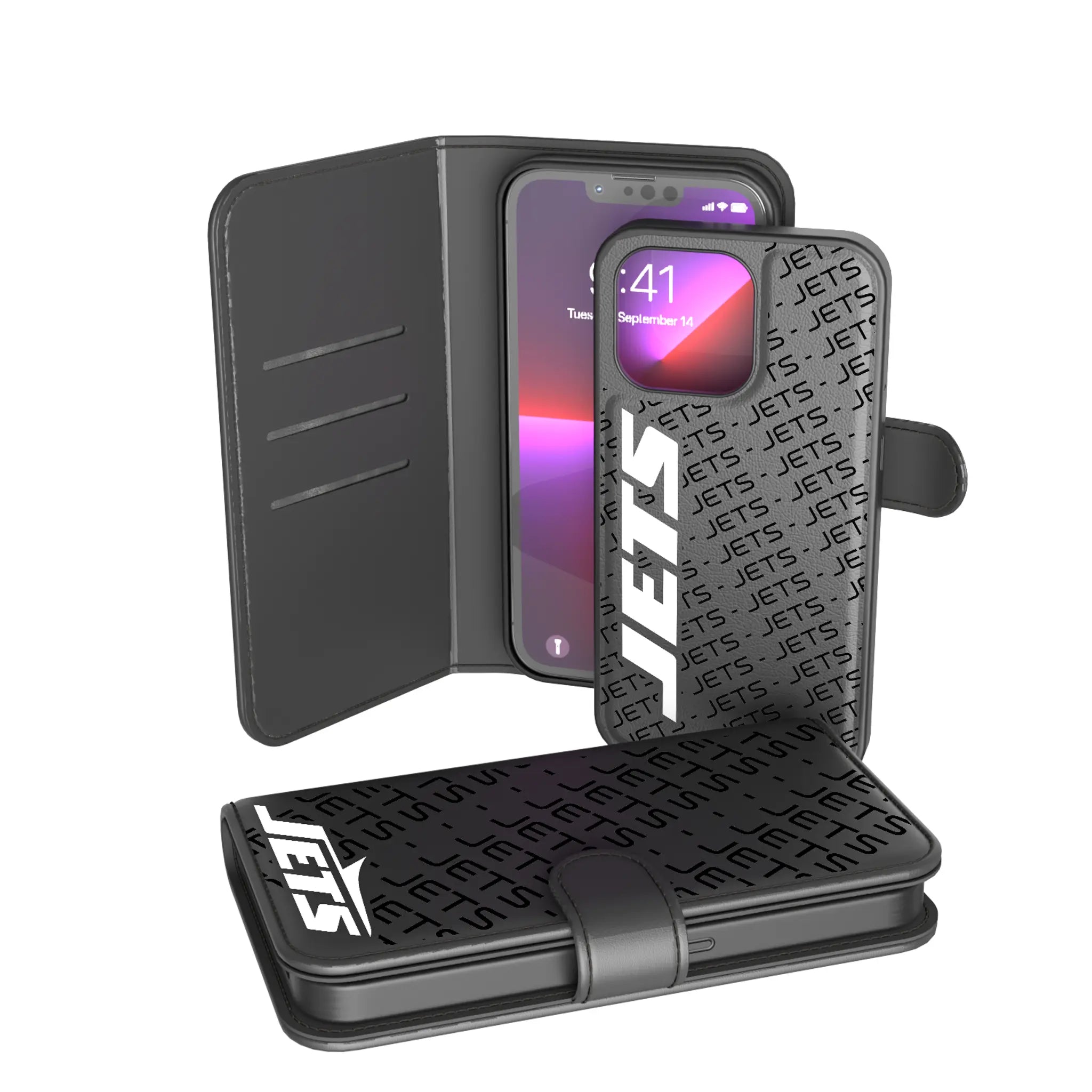 New York Jets Monocolor Tilt Wallet Phone Case