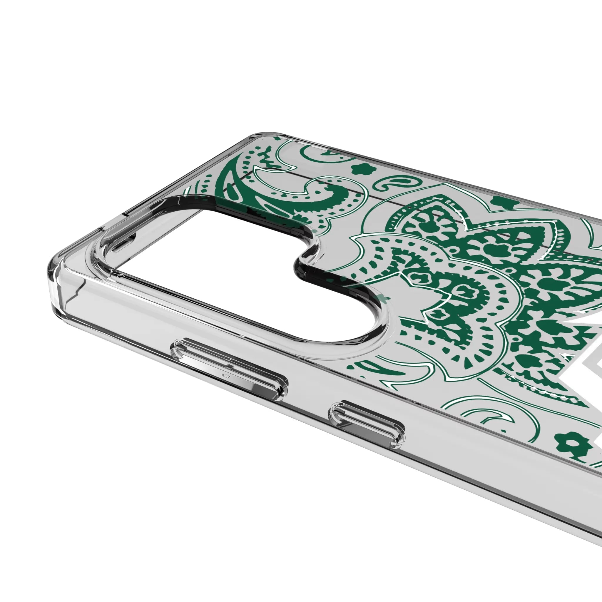 New York Jets Paisley Clear Phone Case for Samsung Galaxy