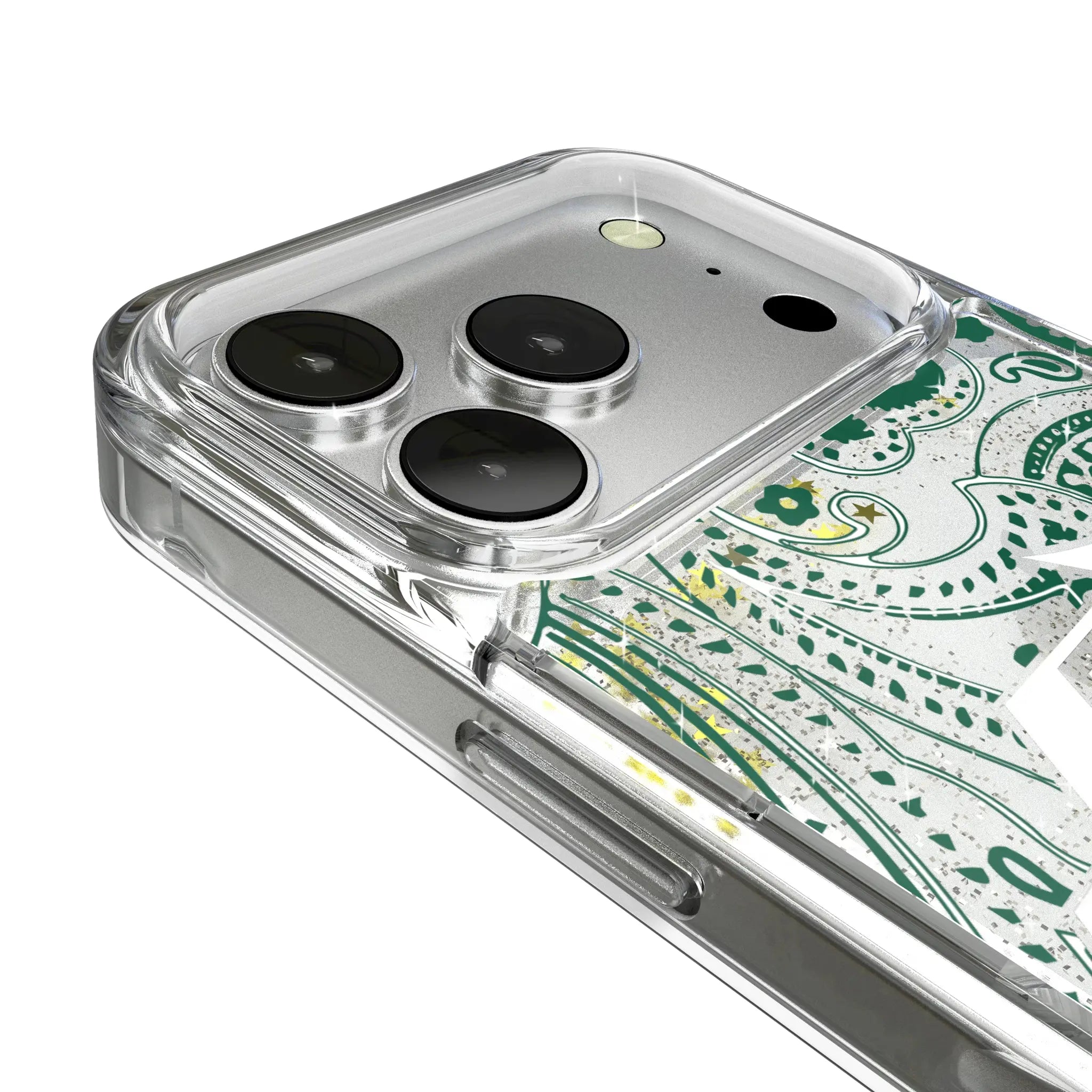 New York Jets Paisley Glitter Phone Case