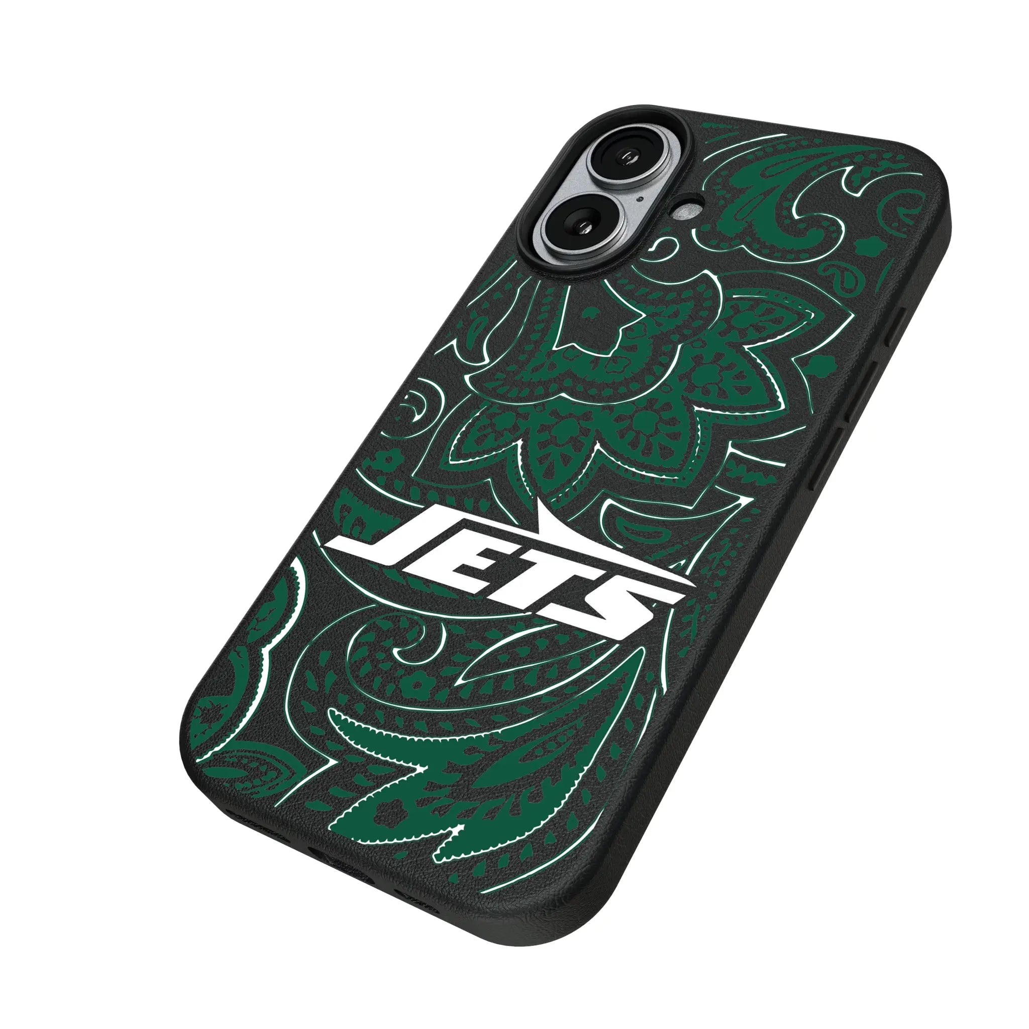 New York Jets Paisley MagSafe Compatible Phone Case for Apple iPhone