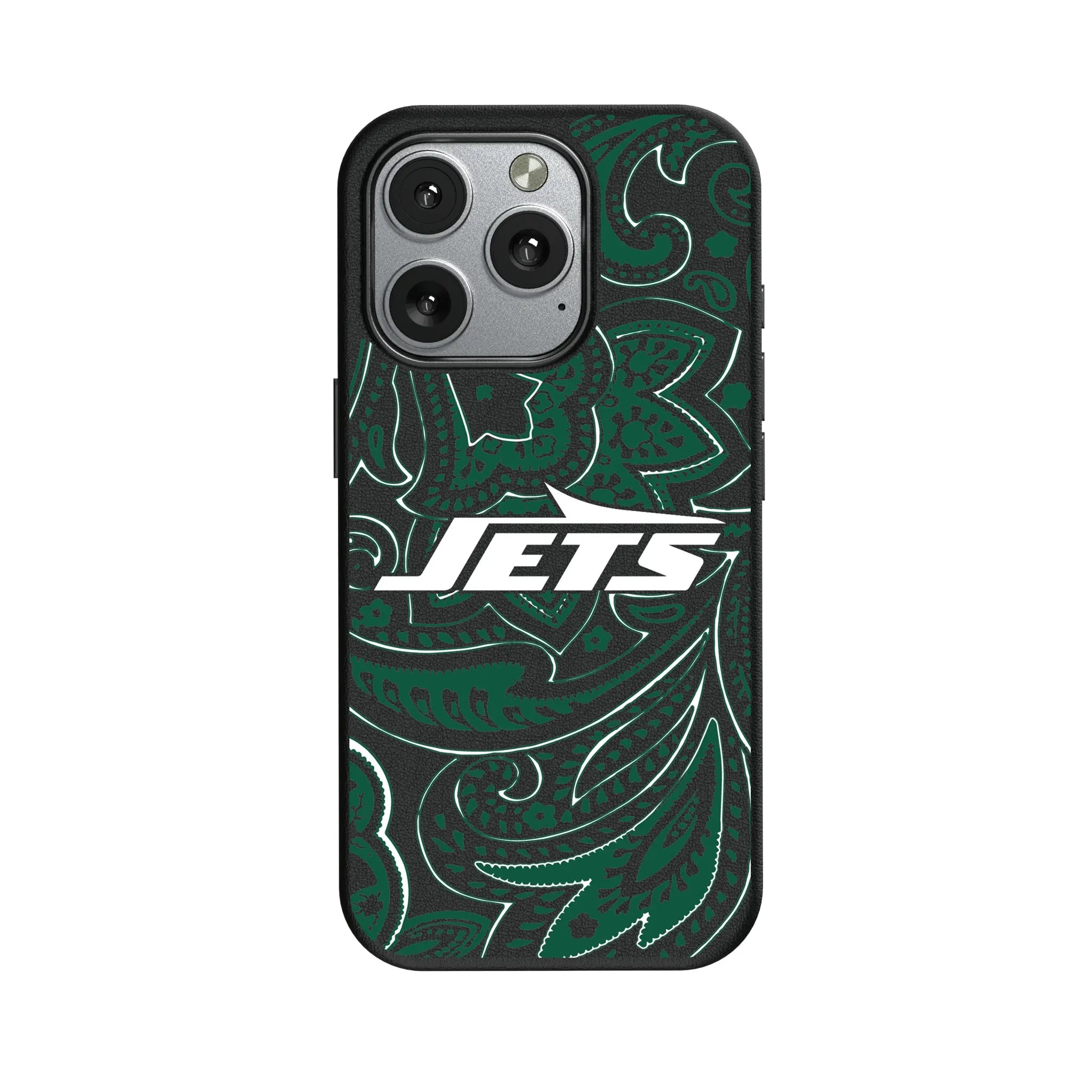 New York Jets Paisley MagSafe Compatible Phone Case for Apple iPhone