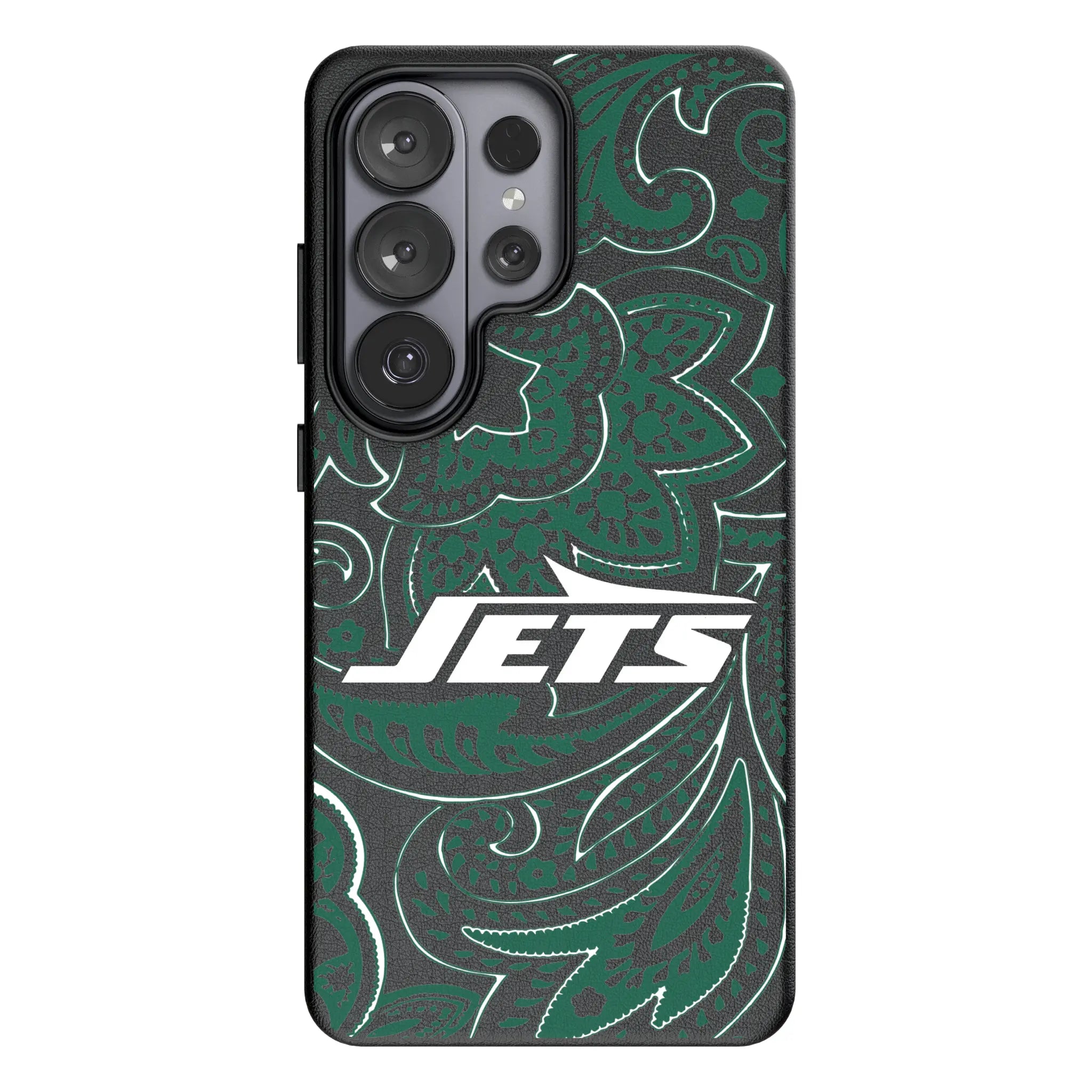 New York Jets Paisley MagSafe Compatible Phone Case for Samsung Galaxy