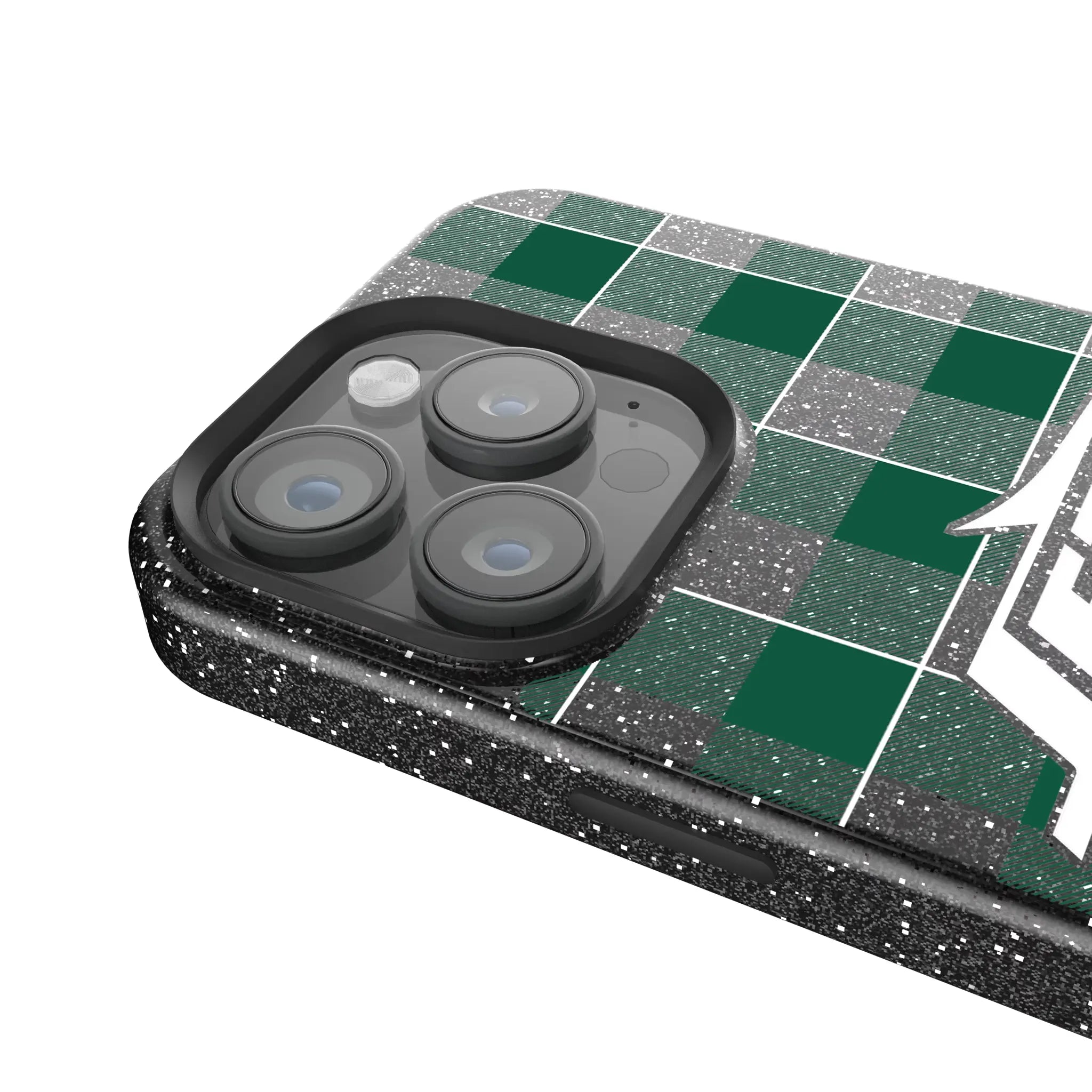 New York Jets Plaid Bling Phone Case