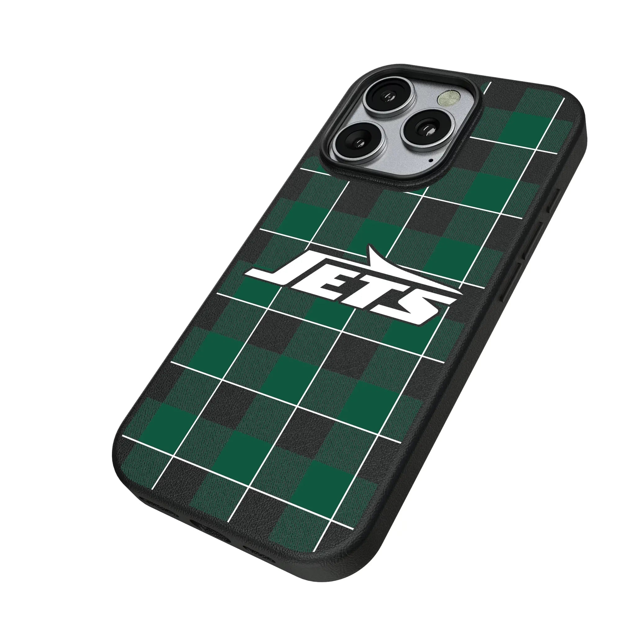 New York Jets Plaid MagSafe Compatible Phone Case for Apple iPhone