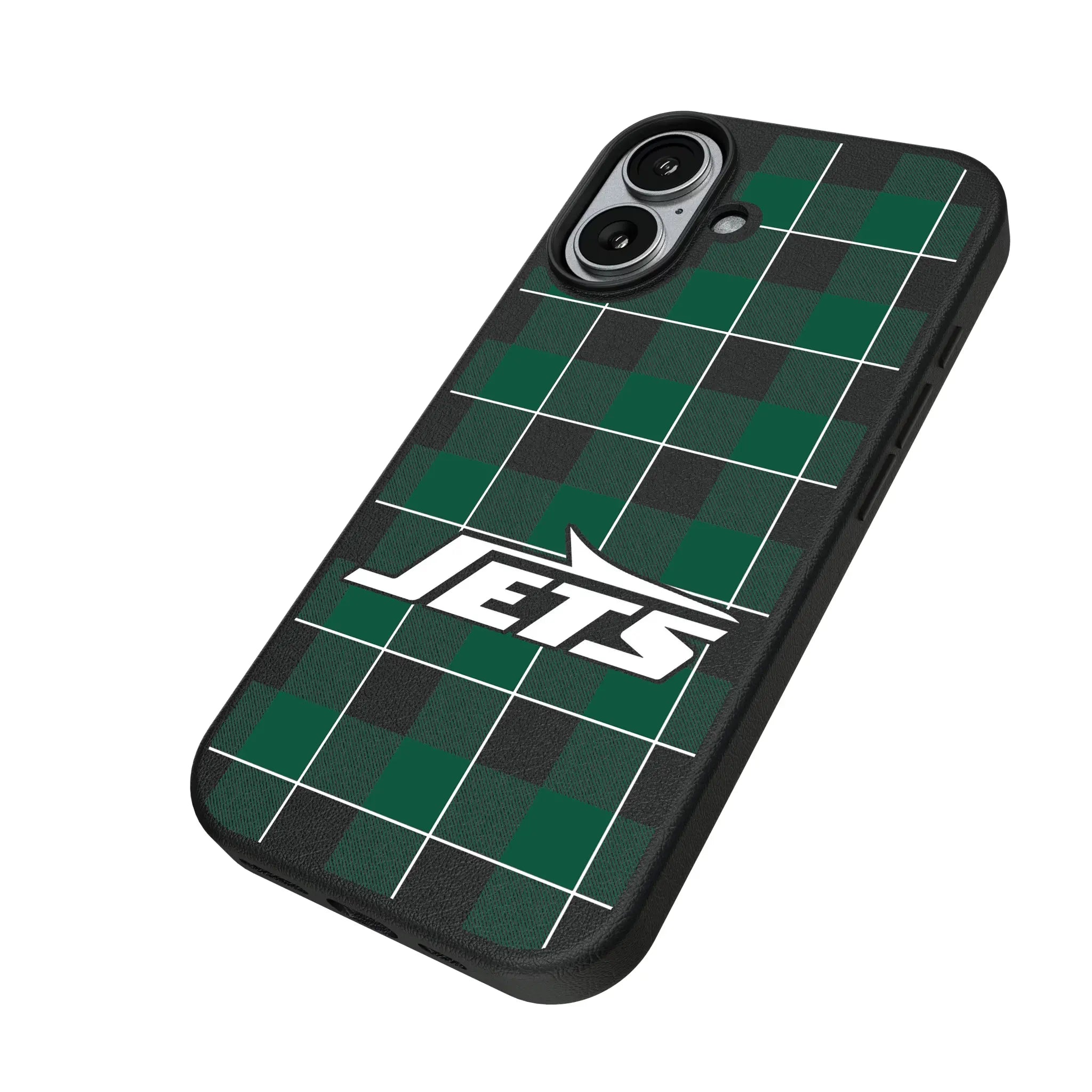 New York Jets Plaid MagSafe Compatible Phone Case for Apple iPhone