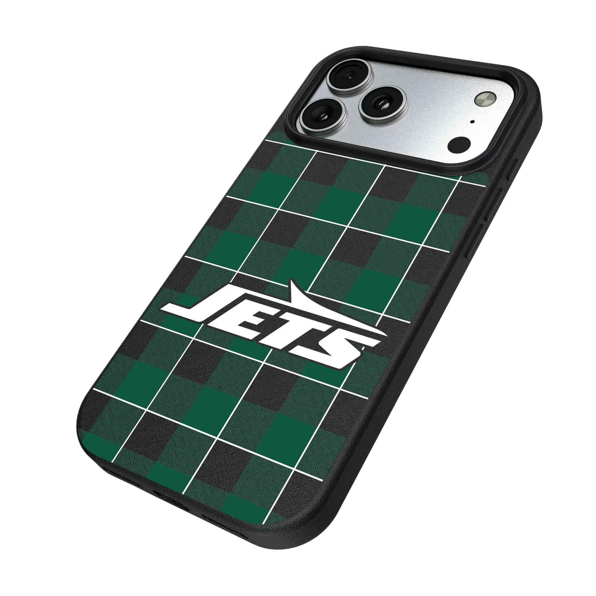 New York Jets Plaid MagSafe Compatible Phone Case for Apple iPhone