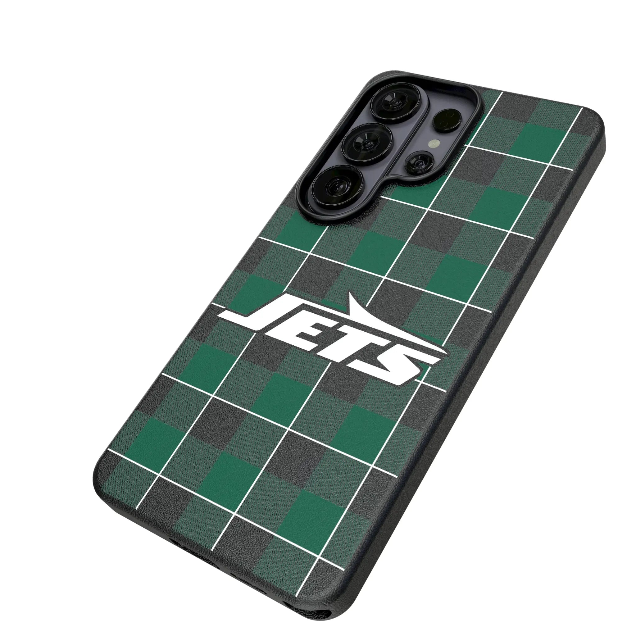 New York Jets Plaid MagSafe Compatible Phone Case for Samsung Galaxy