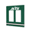 New York Jets Stripe Hidden-Screw Light Switch Plate