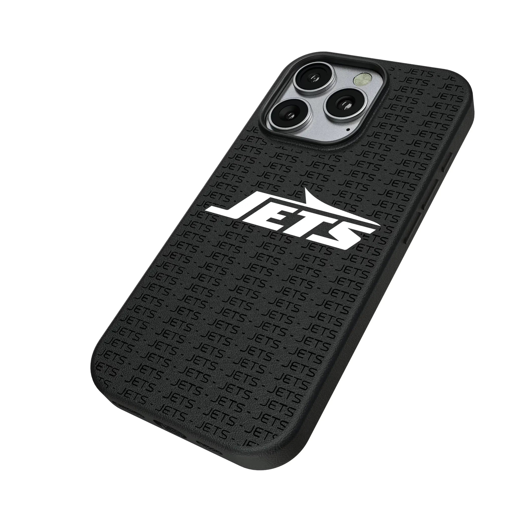 New York Jets Text Backdrop MagSafe Compatible Phone Case for Apple iPhone