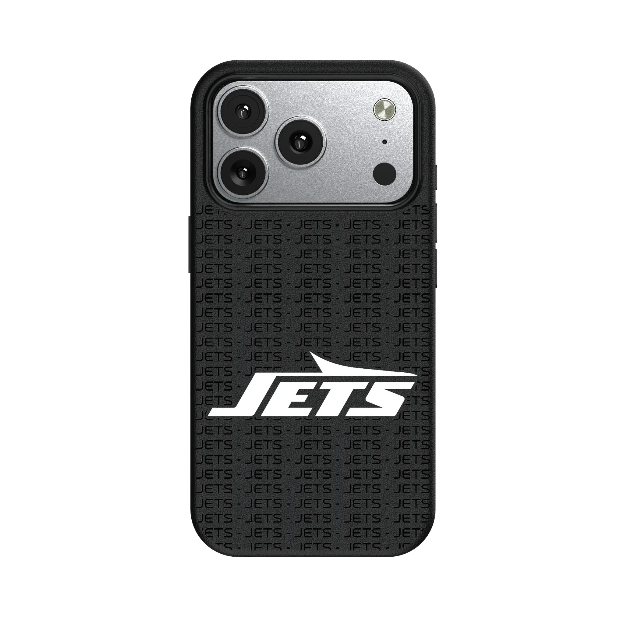 New York Jets Text Backdrop MagSafe Compatible Phone Case for Apple iPhone