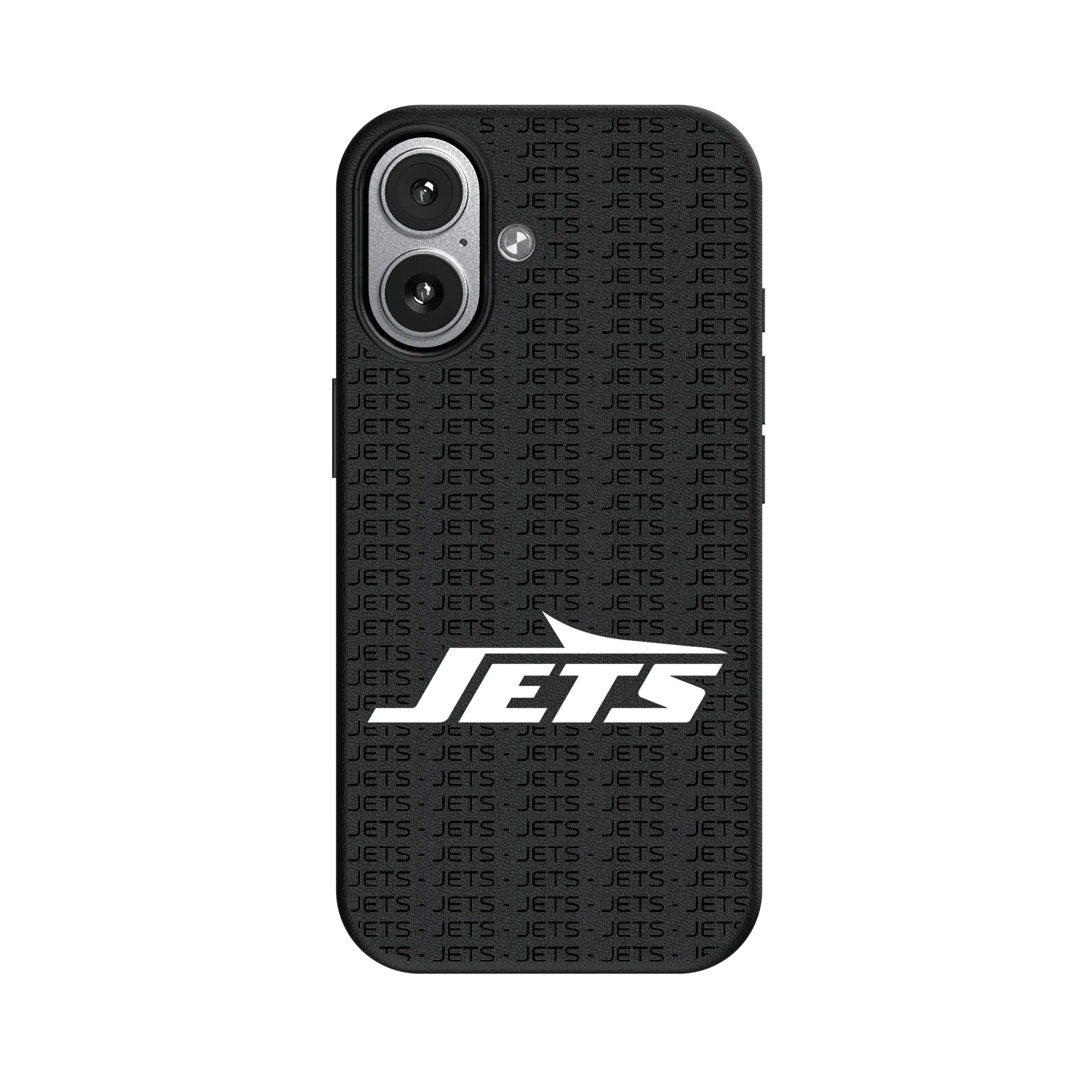 New York Jets Text Backdrop MagSafe Compatible Phone Case for Apple iPhone