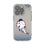 New York Mets 2014 - Cooperstown Collection Linen Clear Phone Case for Apple iPhone