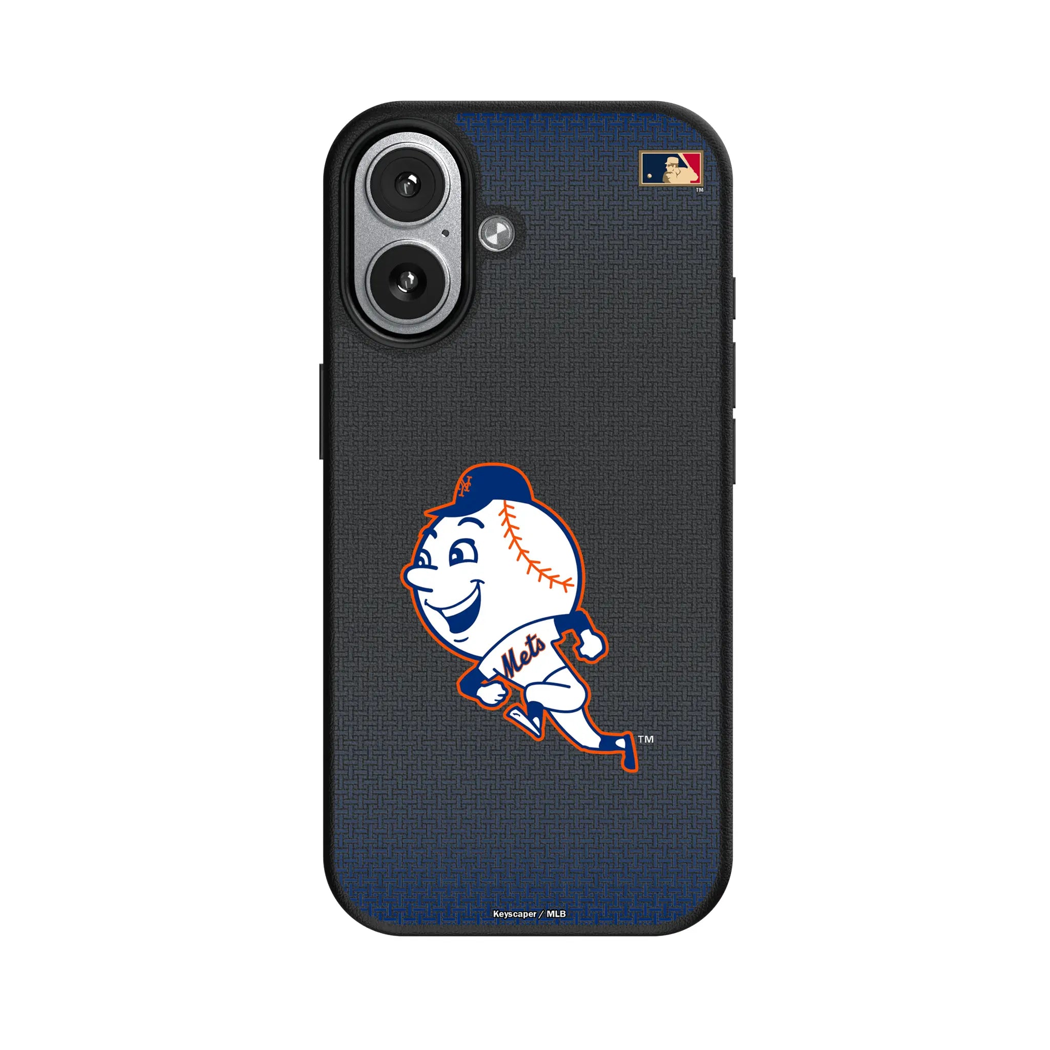New York Mets 2014 - Cooperstown Collection Linen MagSafe Compatible Phone Case for Apple iPhone
