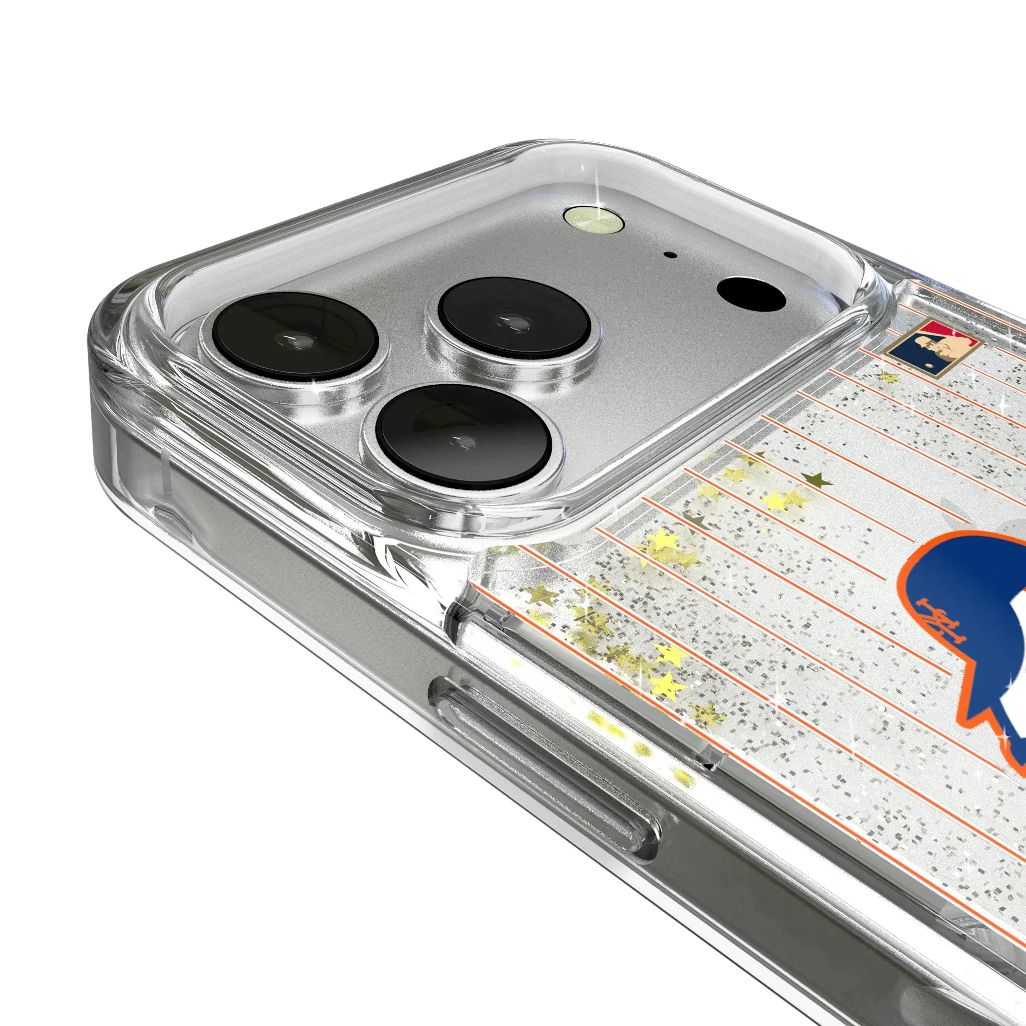 New York Mets 2014 - Cooperstown Collection Pinstripe Glitter Phone Case