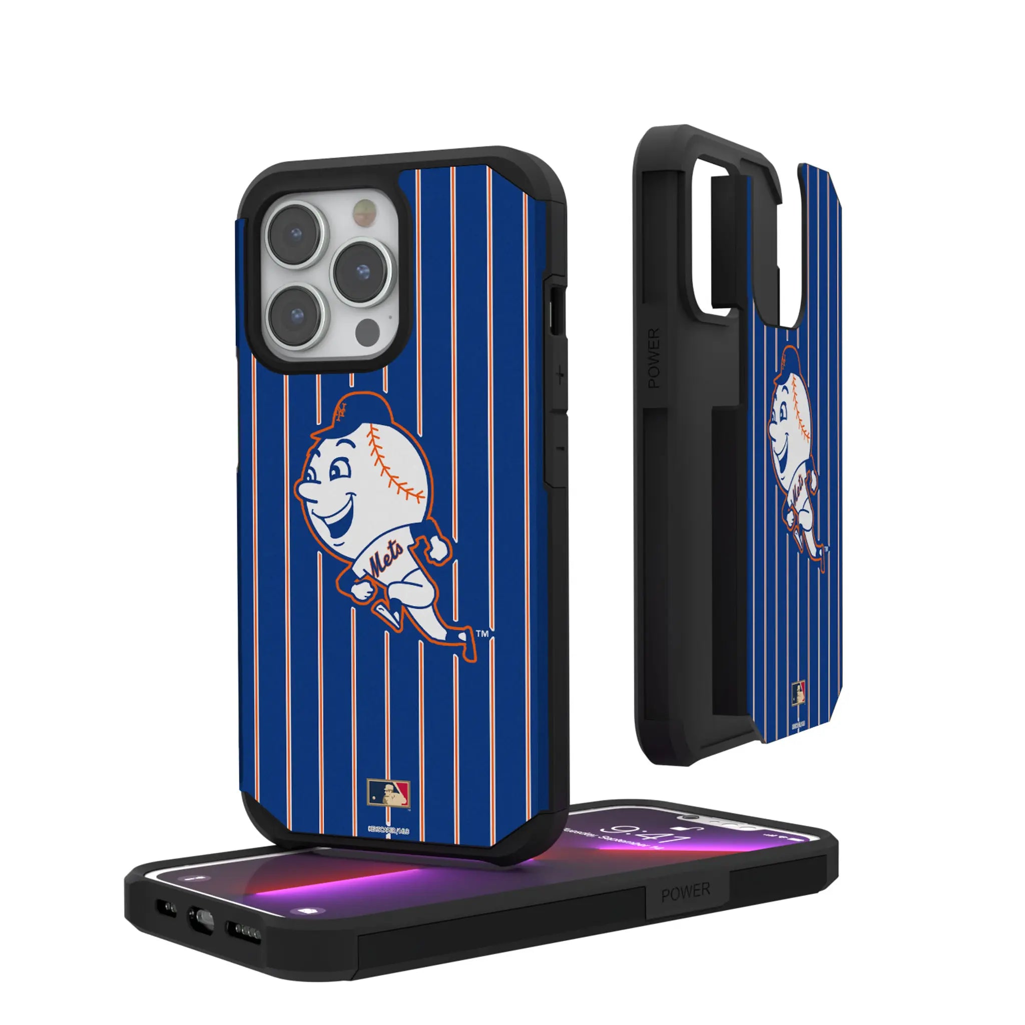 New York Mets 2014 - Cooperstown Collection Pinstripe Rugged Phone Case