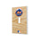 New York Mets Baseball Bat Hidden-Screw Light Switch Plate