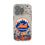 New York Mets Confetti Clear Phone Case for Apple iPhone