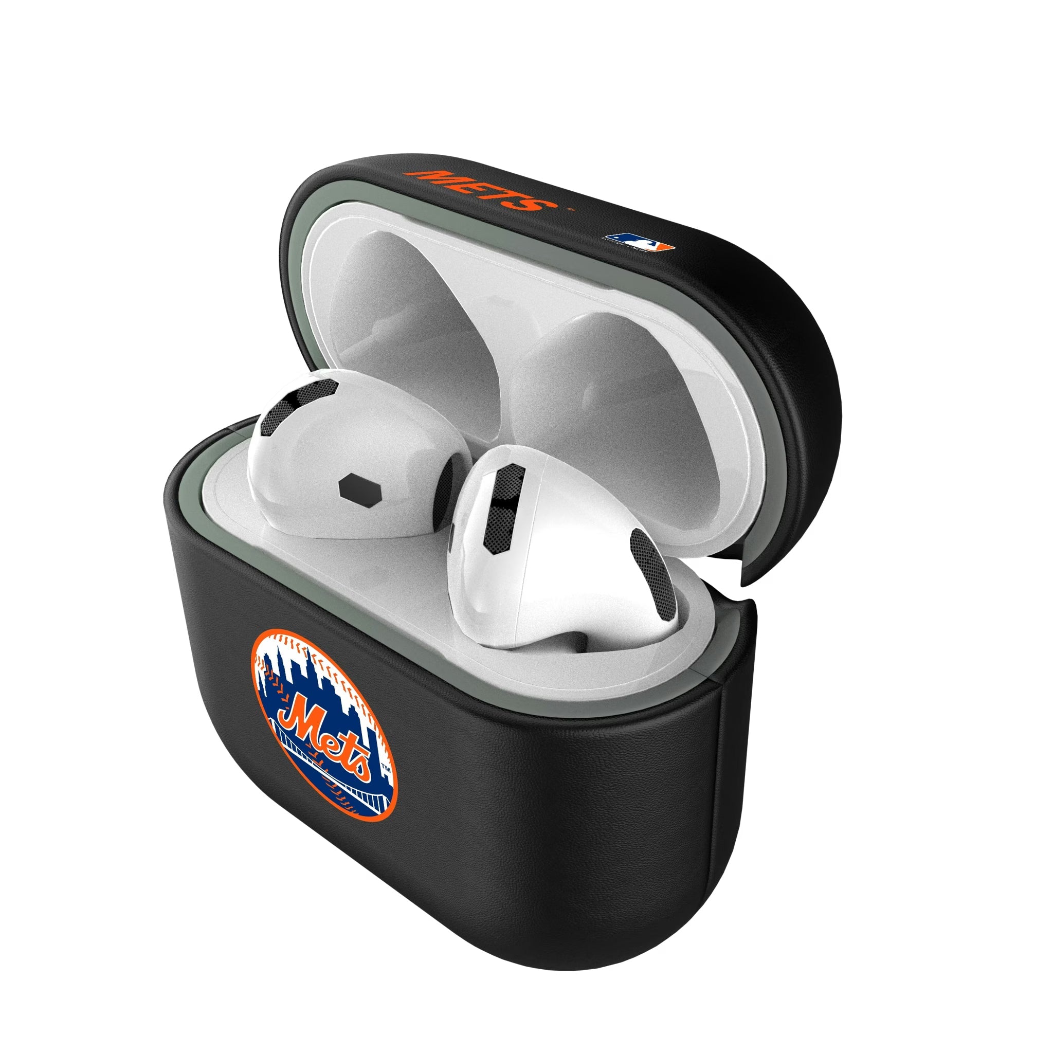 New York Mets Insignia AirPod Case Cover - Sports Gifts, Sports Memorabilia, Sports Collectibles, Fan Shop
