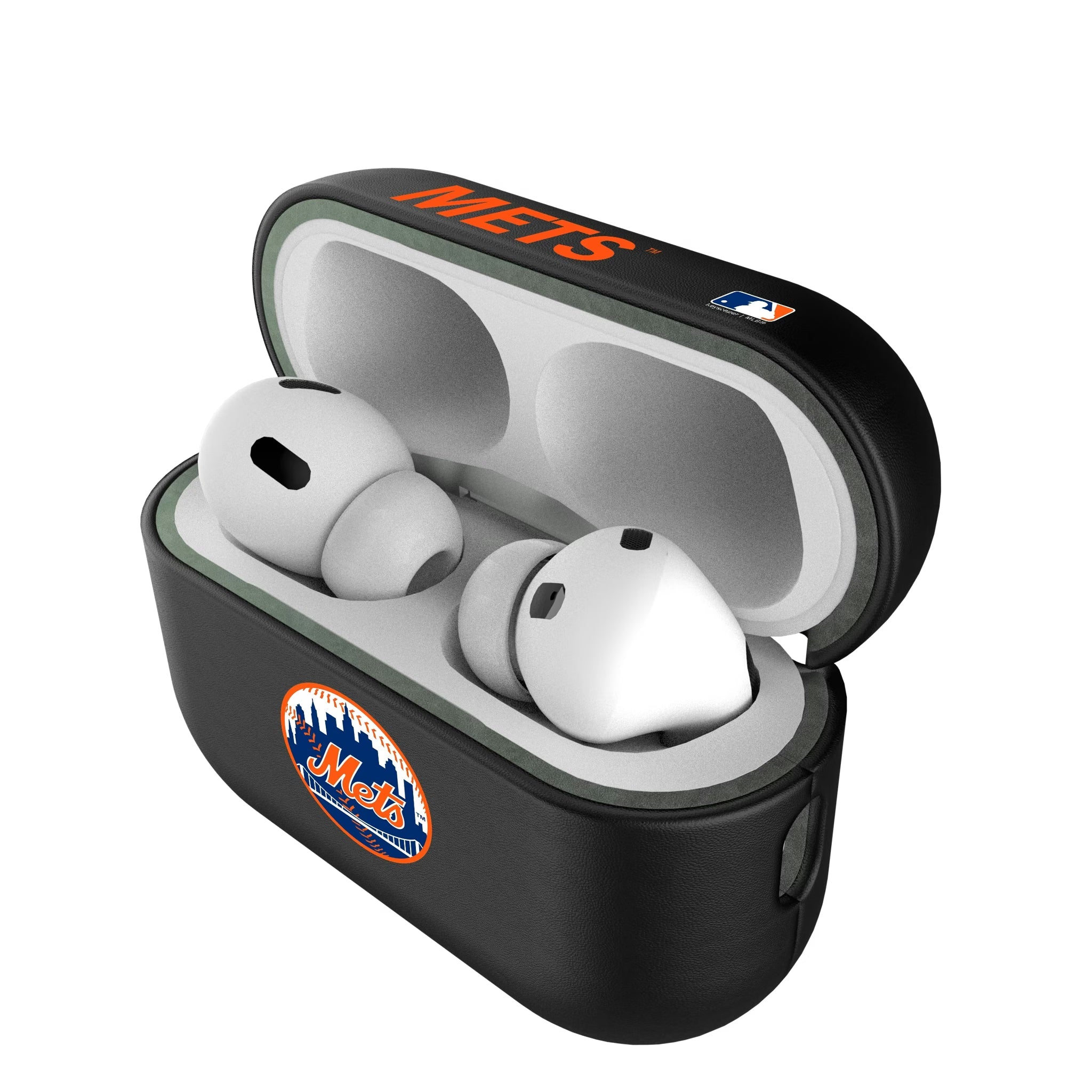 New York Mets Insignia AirPod Case Cover - Sports Gifts, Sports Memorabilia, Sports Collectibles, Fan Shop