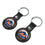 New York Mets Insignia Black Airtag Holder 2-Pack