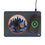 New York Mets Linen 15-Watt Wireless Charger and Mouse Pad