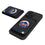 New York Mets Linen Black Magnetic Credit Card Wallet