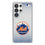 New York Mets Linen Clear Phone Case for Samsung Galaxy