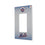 New York Mets Linen Hidden-Screw Light Switch Plate