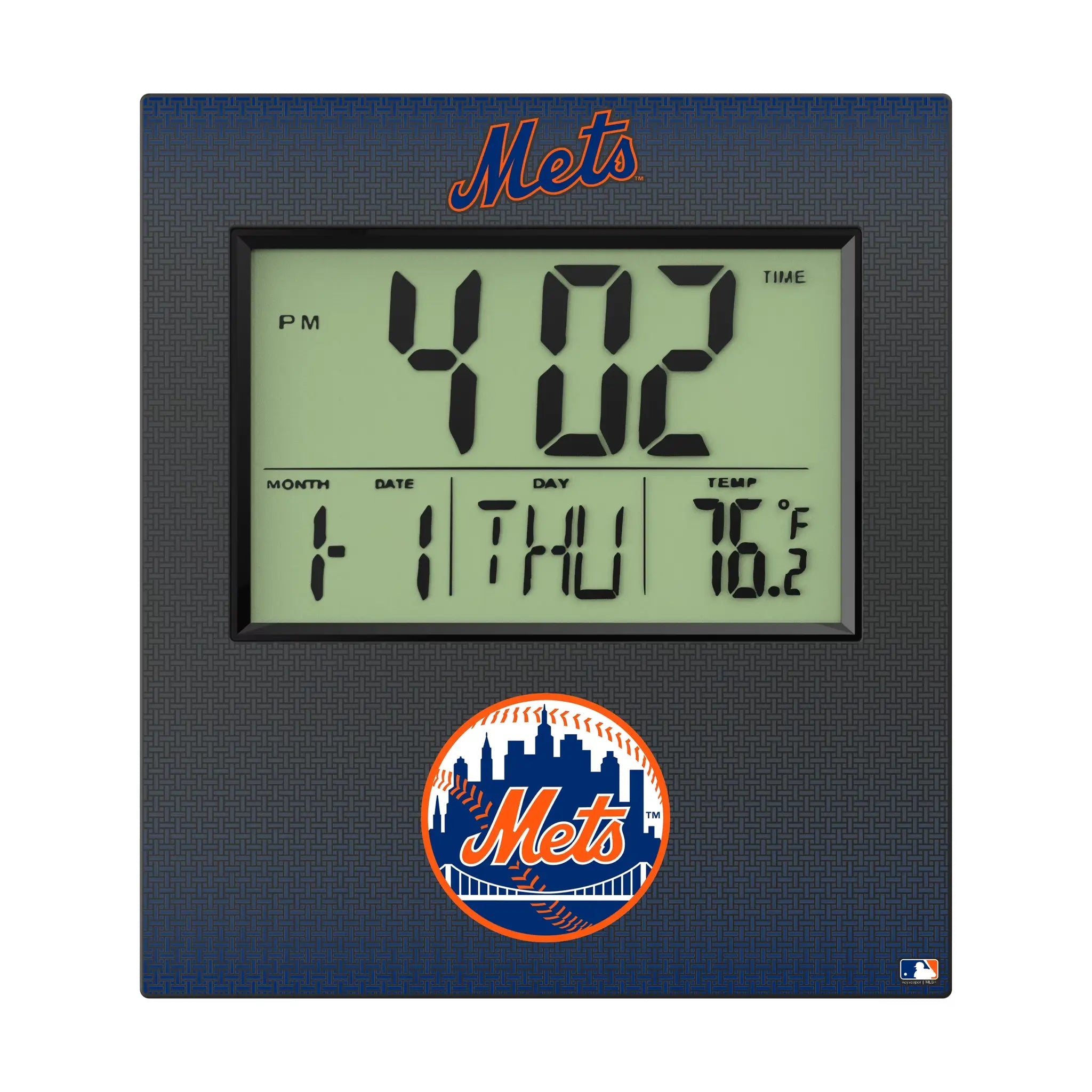 New York Mets Linen Wall Clock