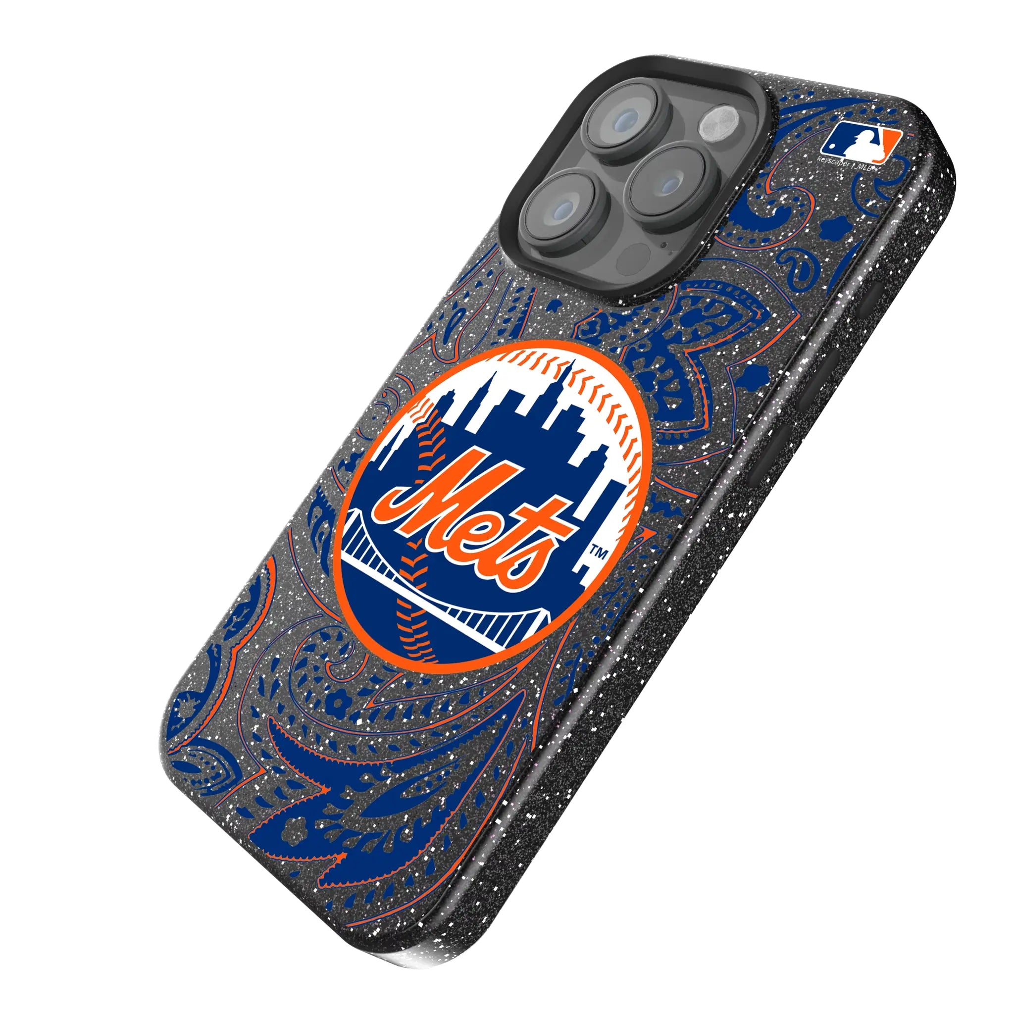 New York Mets Paisley Bling Phone Case