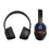 New York Mets Stripe Wireless Over-Ear BT Headphones With Case