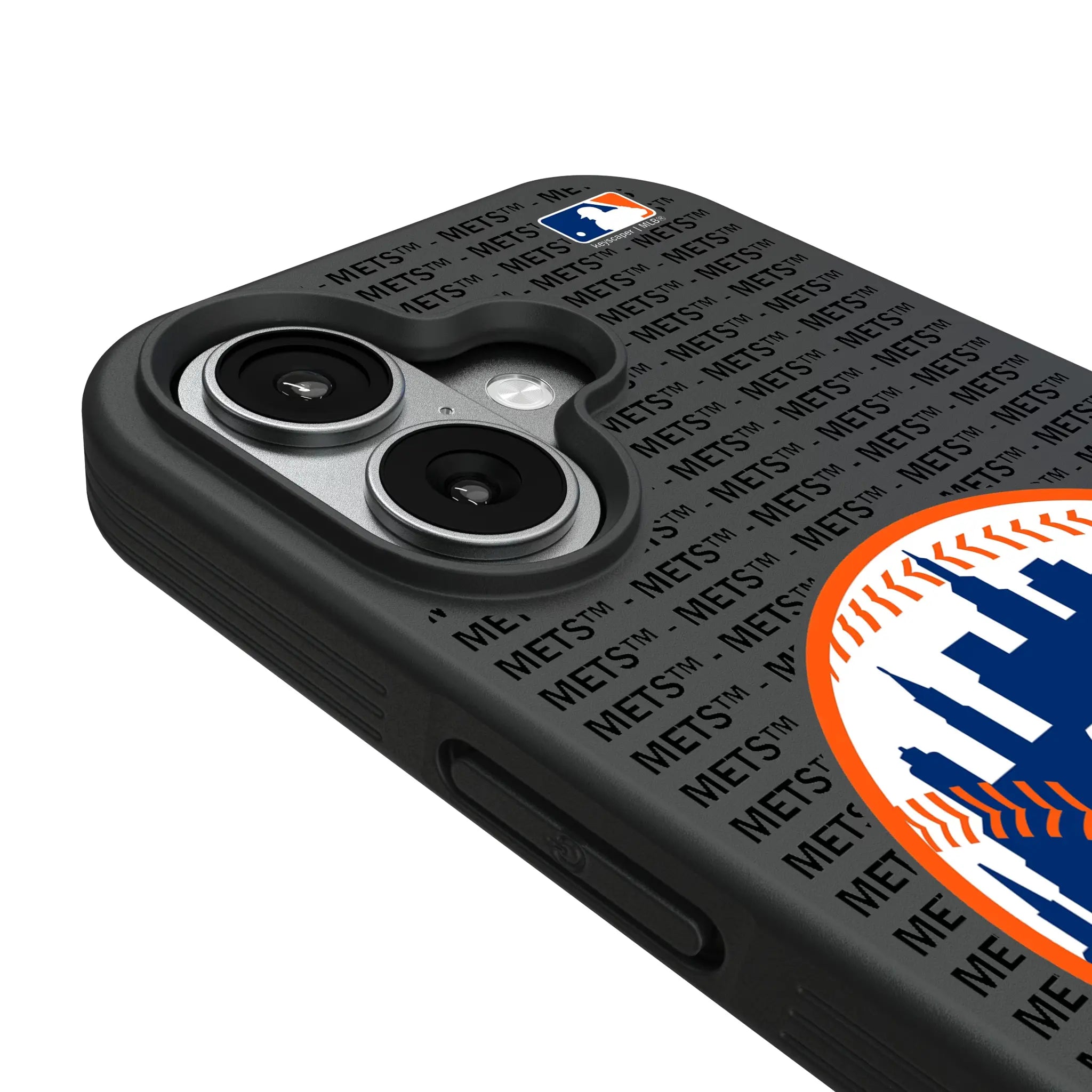 New York Mets Text Backdrop Bump Phone Case