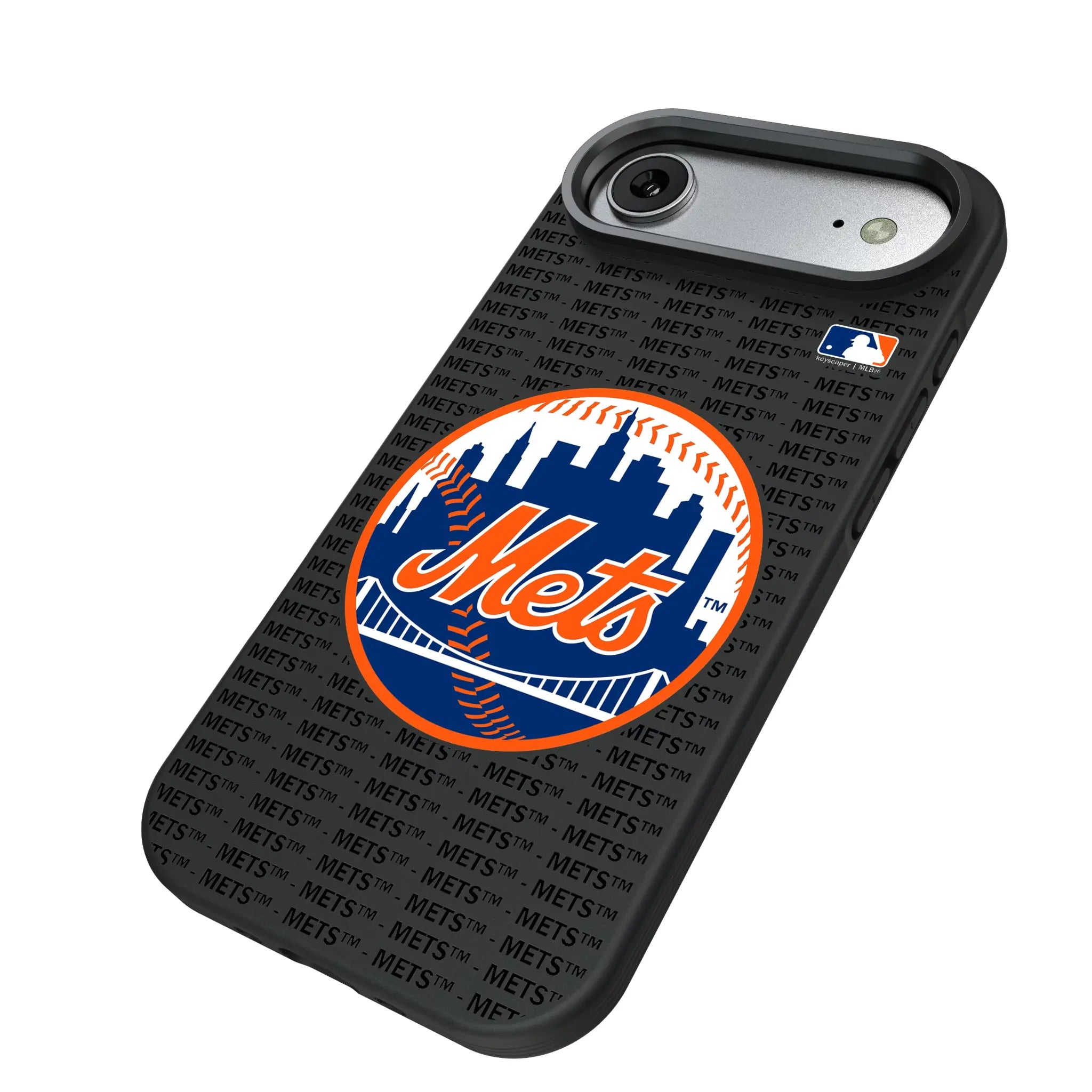 New York Mets Text Backdrop Bump Phone Case