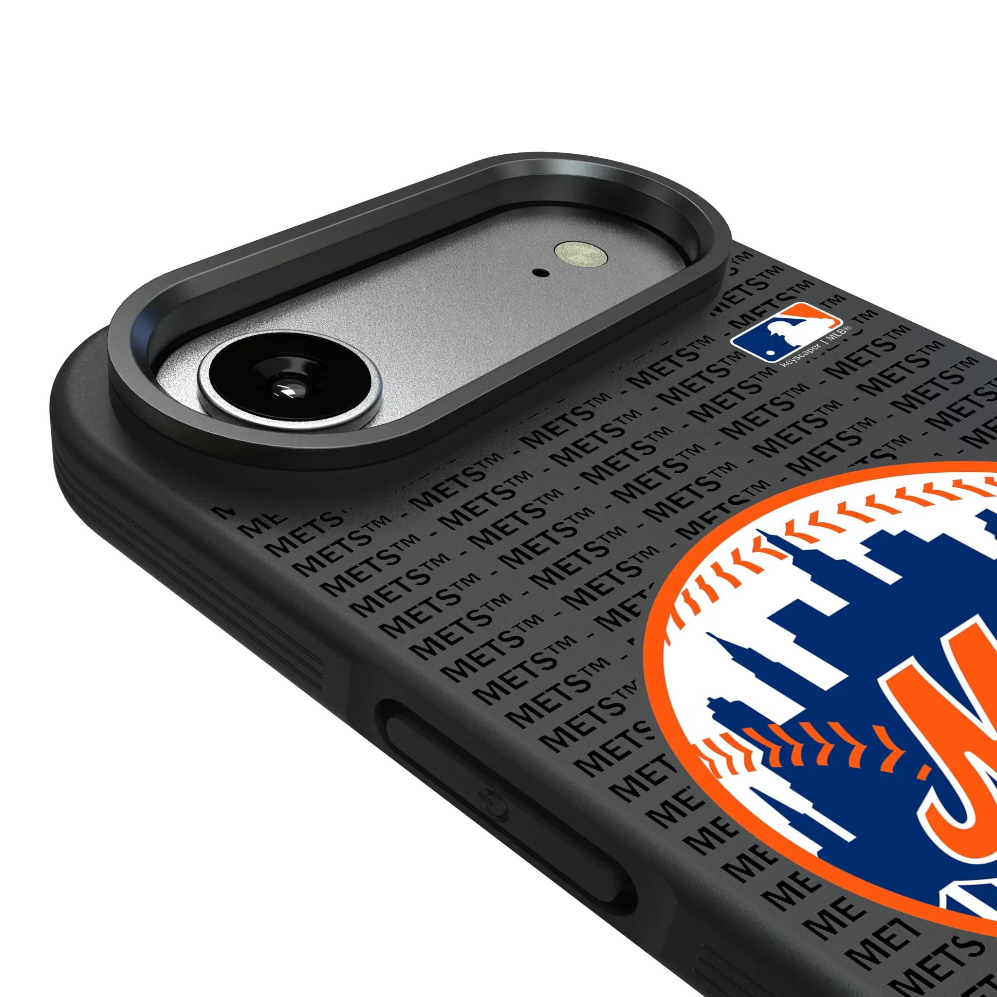 New York Mets Text Backdrop Bump Phone Case