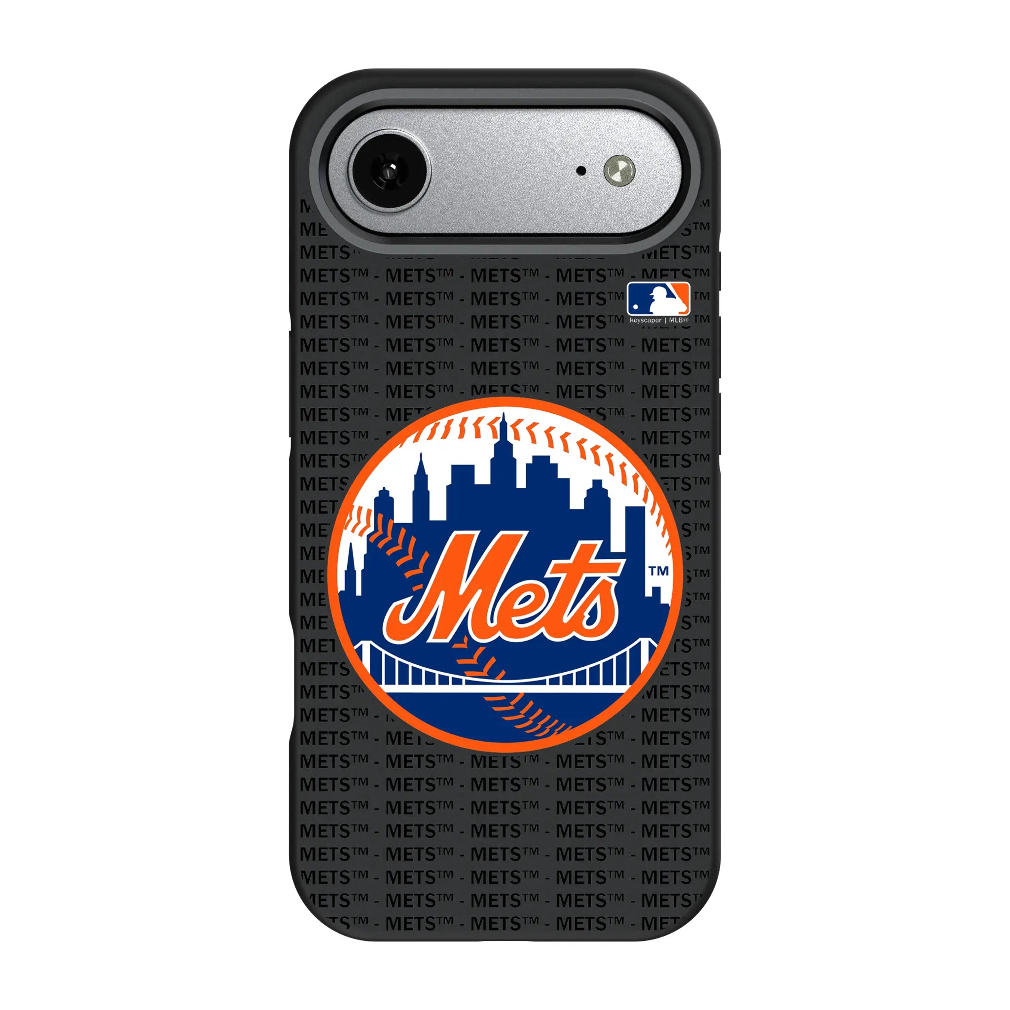 New York Mets Text Backdrop Bump Phone Case