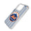New York Mets Text Backdrop Clear Phone Case for Apple iPhone
