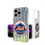 New York Mets Text Backdrop Glitter Phone Case