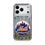 New York Mets Text Backdrop Glitter Phone Case