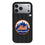 New York Mets Text Backdrop MagSafe Compatible Phone Case for Apple iPhone