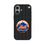 New York Mets Text Backdrop MagSafe Compatible Phone Case for Apple iPhone