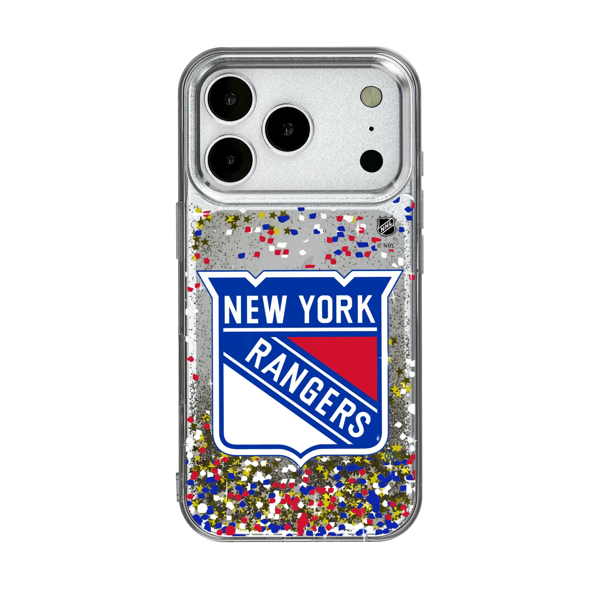 New York Rangers Confetti Glitter Phone Case